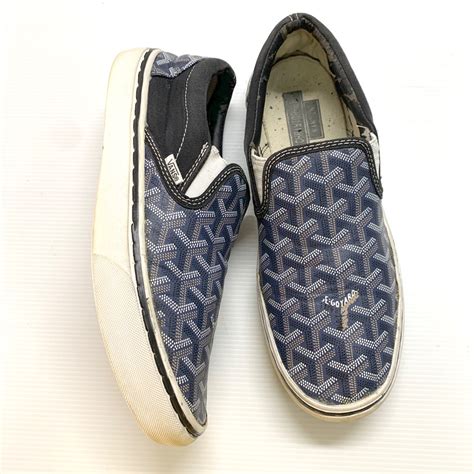 goyard sneakers vans|Vans x Goyard custom design low sneakers blue men 9.5.